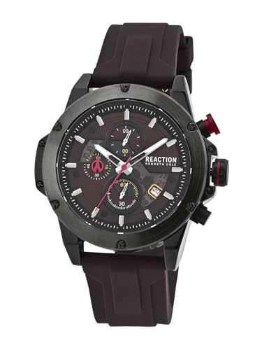 Image of Kenneth Cole Reaction Chronograph Brown Dial Watch for Men - KRWGO0071104