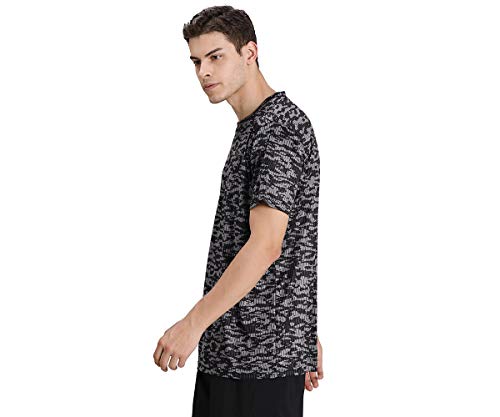 Camiseta Puma Camuflada Masculina Cor:Cinza/Preto;Tamanho:M;Peso:0.4;