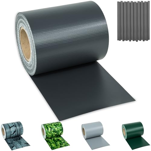 tectake® Brise Vue Jardin en PVC pour Grillage et Cloture, Brise Vue Paravent Exterieur Pare Soleil Protection UV Occultant Grillage Rigide Pare Vent Jardin -...