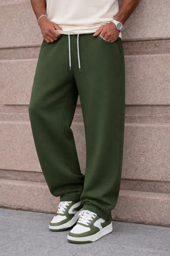 Image of Rockwell Men's Baggy Sweatpants | Cotton Terry Relaxed Fit Joggers for Men | Oversized Streetwear Track Pants | Casual Gym & Everyday Wear| 018