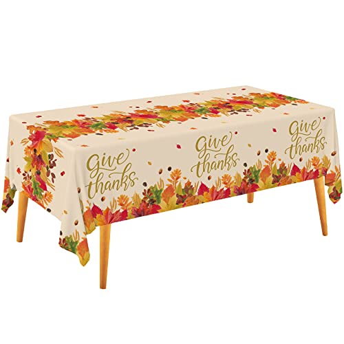 Gatherfun Fall Thanksgiving Decorations, Disposable Tablecloth, P...