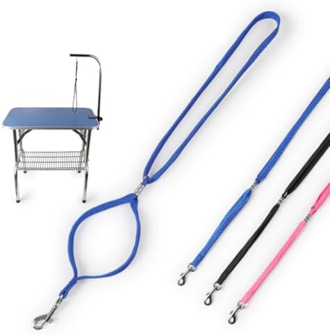BESPORTBLE 4pcs Adjustable 48cm Pet Grooming Table Rope for Dogs, Nylon Safety Pet Beauty Rope for Bathing and Competitive Grooming Training Random Color — view 6