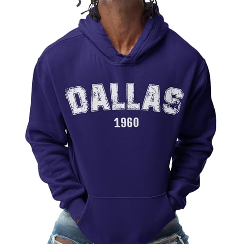 Dallas Hoodie for Men, Football Sports Hooded Sweatshirt Mens Unisex Style Apparel2