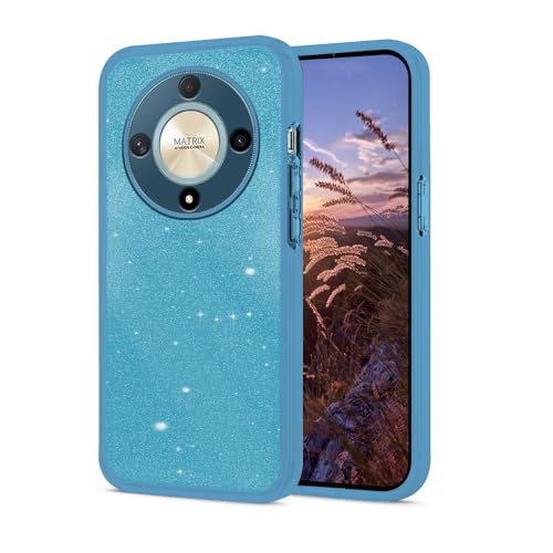 Coque Honor Magic 6 Lite silicone bleu anti-choc et rayures