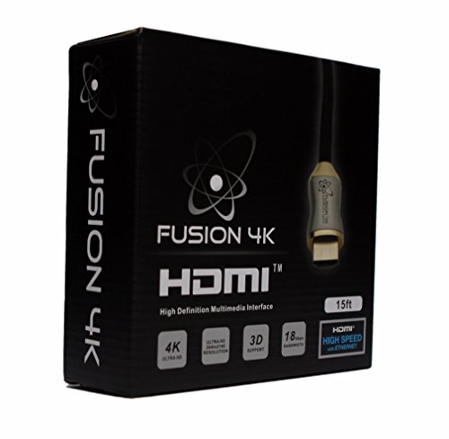 Fusion4K High Speed 4K Hdmi Cable (4K @ 60Hz) - Professional Series (15 Feet) #TOP2