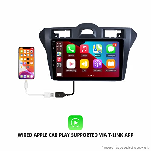 Image of 9 Inches Advanced Car Radio Receiver Android 10 System for Ford Old Figo with 2GB /16GB RAM & ROM with Apple Carplay & Android Auto