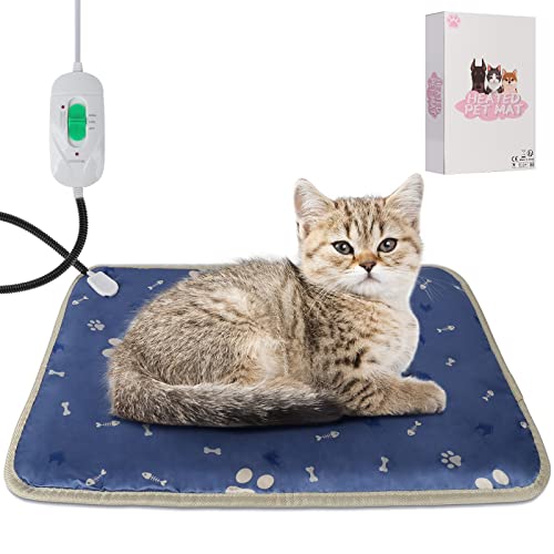 secretmotion Medium Dog Bed - Cushion Fluffy Cushion Dog Washable Mattress Medium Dog Blue, Large (70 x 45 cm)