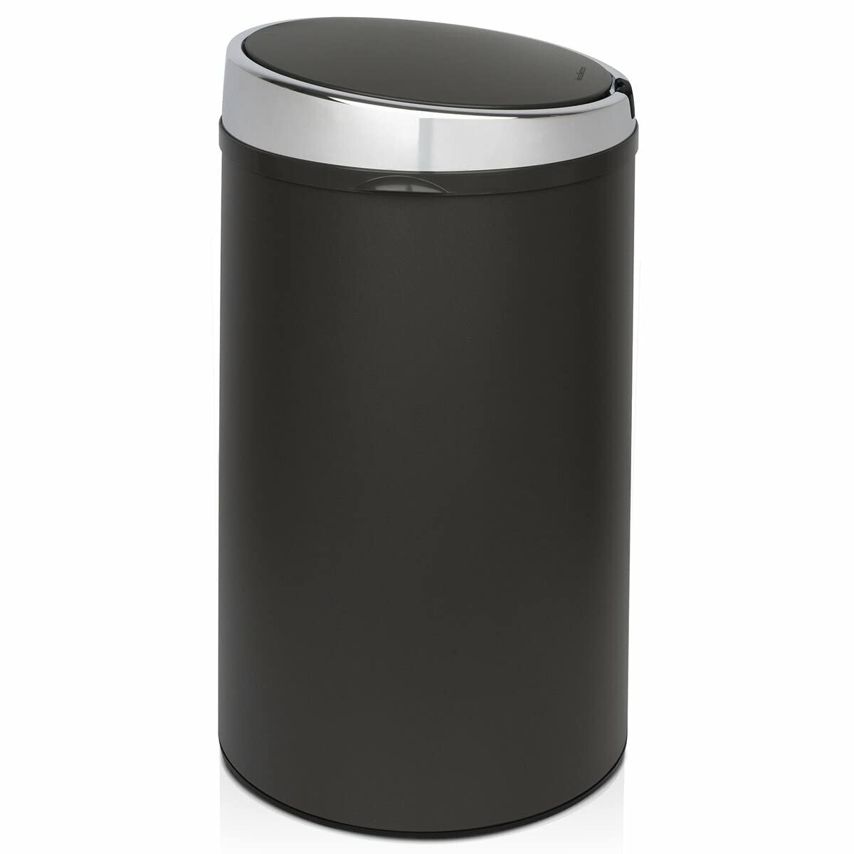 Les Collectors Papelera de Cocina automática de Acero Inoxidable N°347, 42 L, Sensor de Infrarrojos, Redondo, Apertura sin Contacto, Resistente, Cierre silencioso de la Tapa, diseño, Gris Oscuro