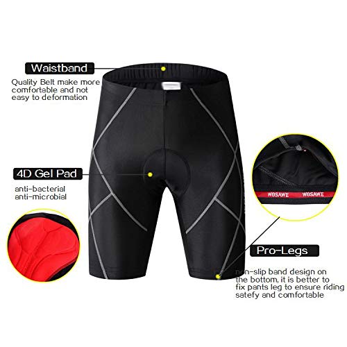 Calzas Cortas para Ciclismo con Acolchado y Amortiguación miniatura 3