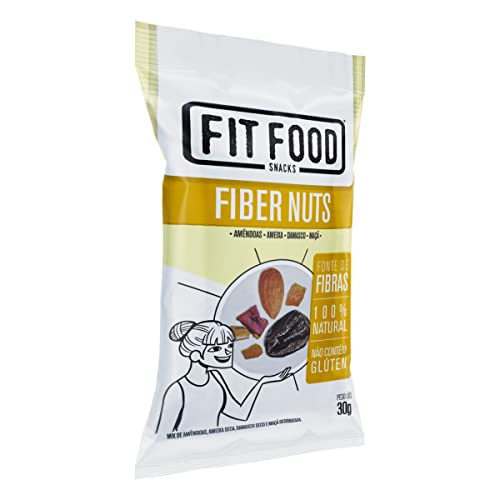 Mix de Frutas e Sementes Fiber Nuts Fit Food Pacote 30g
