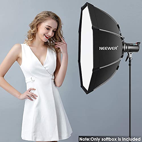 Neewer 26''/65Cm Octagonal Softbox Quick Release, With Bowens Mount, Carrying Bag Compatible With Neewer Cb60 Cb100 Cb150 Vision 4 S101-300W/400W And Other Bowens Mount Light -Sf-Rpbo26 #TOP4