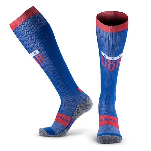 Image of MudGear Graduated Compression Socks, Durable, Sweat-Resistant OCR Performance Socks with Cushioned Footbed, Made in USA