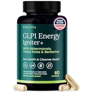 Colon Cleanse + GLP-1 Support Supplement for Weight Loss & Energy – Appetite Suppressant and Fat Burner w Berberine, Yerba Mate, Psyllium Husk, Senna Leaf, Lemon, Black Garlic, Digestive Broom & Flush
