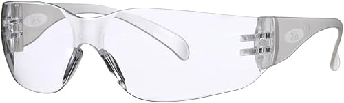 Miniatura 3 de 3M Gafas de seguridad para interiores, marco transparente, lente transparente resistente a los arañazos