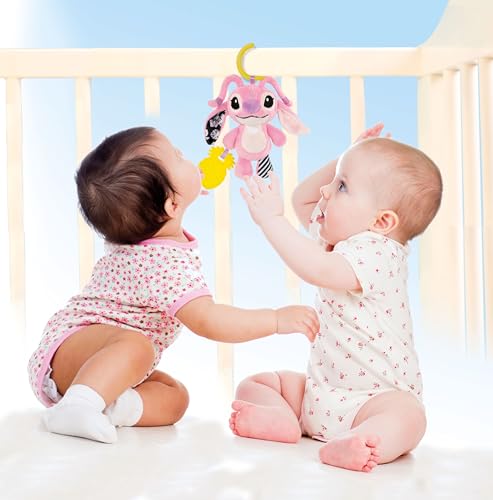 Clementoni Baby Enfant Disney Stitch-Angel Rattle, Enfants 3 Mois, Jouet D'Apprentisage Sensoriels, Multicolore - 17937 – Image 6