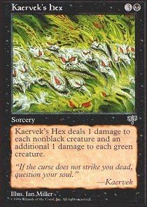 Magic: the Gathering - Kaervek's Hex - Mirage