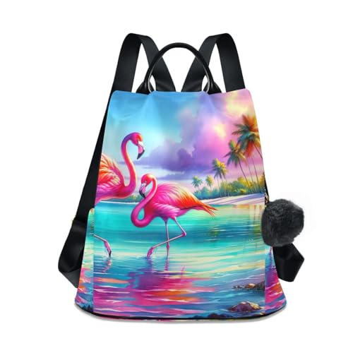 Sac de voyage flamants roses aquarelle pour une escapade bohème