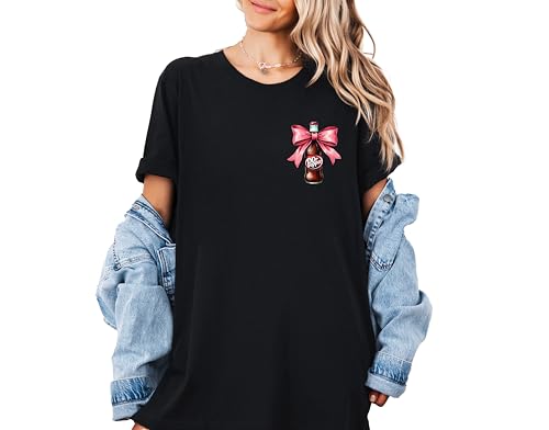 D.r. P.e.p.p.e.r Pink Bow Coquette Shirt, D.r. P.e.p.p.e.r Lover Shirt, Pink Soda Drink Shirt, Trendy Shirt, Soda Lover Gift, Funny Drink Shirt2