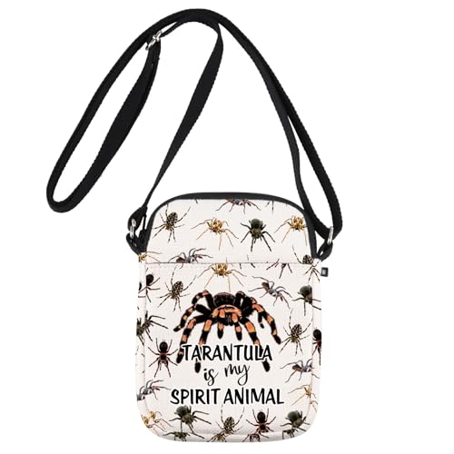 JNIAP Tarantula Crossbody Bag Tarantula Gift Tarantula Mom Gift Arachnologist Gift Spider Lover Shoulder Bag Tarantula Merch