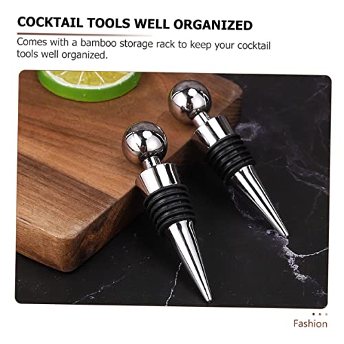 Shaker à Cocktails Mipcase Kit de Barman Anti Fuite Maison