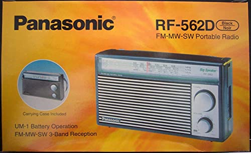 Image of PANASONIC RF-562D AM FM SW Shortwave Transistor Radio - Retro Design (Battery operated)