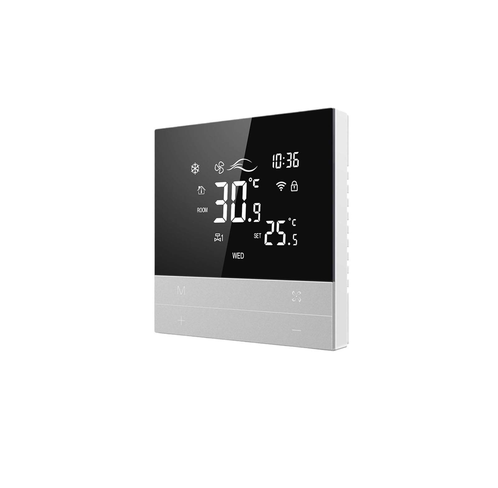 Controllore Aria Condizionata Centralizzato Wi-Fi Smart Termostato Aria Condizionata Centralizzata Riscaldamento Raffreddamento Unità Fan Coil A 3 Velocità(2 Pipe Wifi)