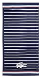 lacoste handtuch blau Hochwertiger Baumwollsamt – jedes Handtuch besteht aus 100 % Baumwolle und ist aus einem weichen gescherten Samt für eine weiche und sanfte Haptik, und umkehrt zu einem soliden Frottee für hervorragende Saugfähigkeit.