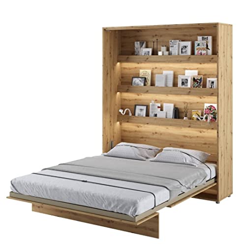 Arthauss Vertical Wall Bed 180cm Oak Artisan