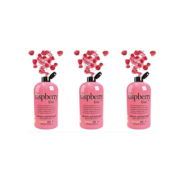 Buy Treacle Moon The Raspberry Kiss Shower & Bath Gel 500ml, Pack of 3