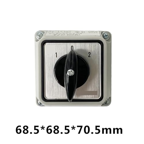 Interruptor de leva YMW26-20/2M IP65 con caja estanca de 3 posiciones para cortes limpios 4