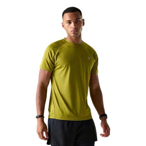 Image of Dare2b Men's Accelerate Fitness T-Shirt, Quick Dry Reflective Running Top
