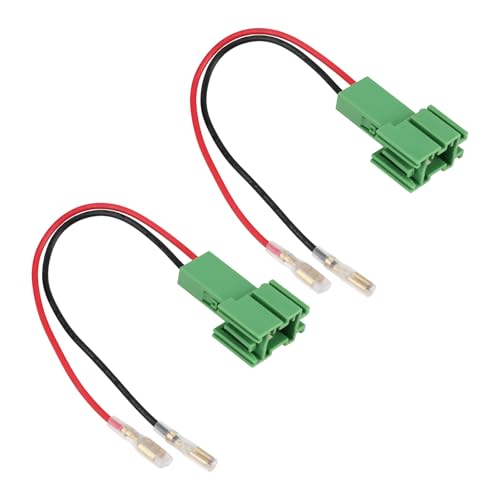 Micro Traders 2PCS Car Dash Subwoofer Adapter Cable Compatible with Mercedes A B C E Class Compatible with CLA EQC Models
