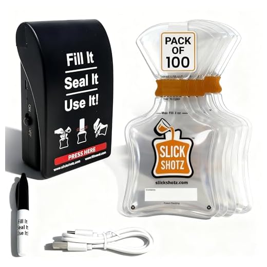 Slick Shotz Portable Drink Pouch Kit