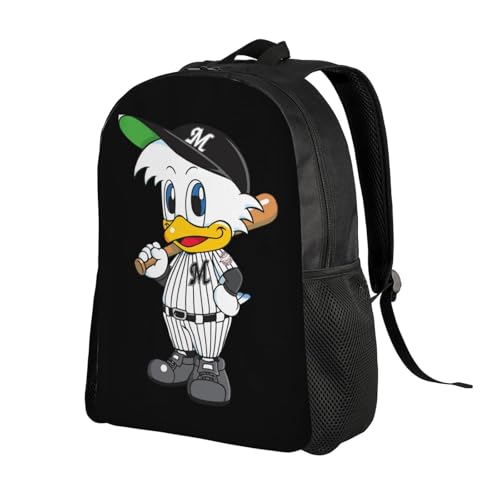 [ZYUNYZL] リュック 千葉ロッテマリーンズ バックパック メンズ レディース 軽量 リュックサック 通勤 通学 ビジネス 大容量 15インチPC収納 カジュアル おしゃれ 男女兼用 出張 旅行 プレゼントのサムネイル