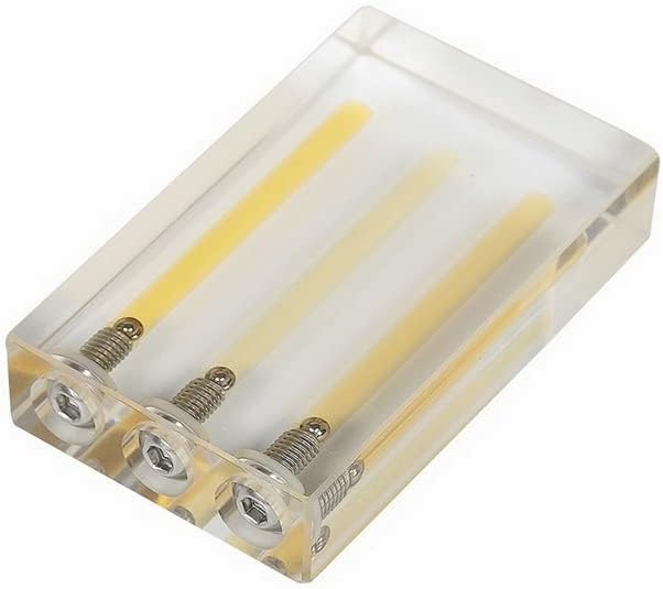 VIGAN Acrylic Automobile Oil Quality Comparator Comparer Transmission Oil Automobile Oil Viscosity Tester Demo Stand Test Tool (6 Hole)