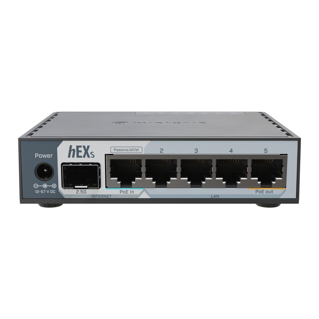 MikroTik E60iUGS Wewnętrzny punkt dostępowy Wi-Fi 6, dwuzakresowy AX1800, Gigabit Ethernet, RouterOS, PoE-in