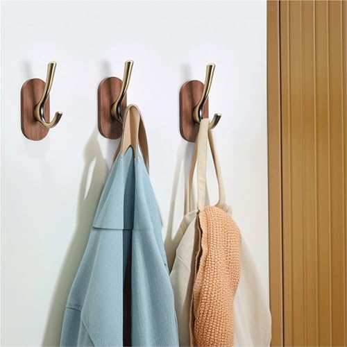 Ganchos de pared decorativos sin agujeros que evitan romper azulejos en cobre 4