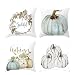 VORCOOL 4Pcs Fodera per Cuscino Halloween Modello di Zucca Fodera per Cuscino Decorazione di Halloween Oggetti per Ufficio Decorazione della Casa Divano Camera da Letto