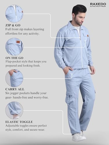 Image of Coord set for men | Old money outfit for men | Airport Outfit for Men | y2k aesthetic clothes | Tracksuit- Korean Outfits for casual and travel wear