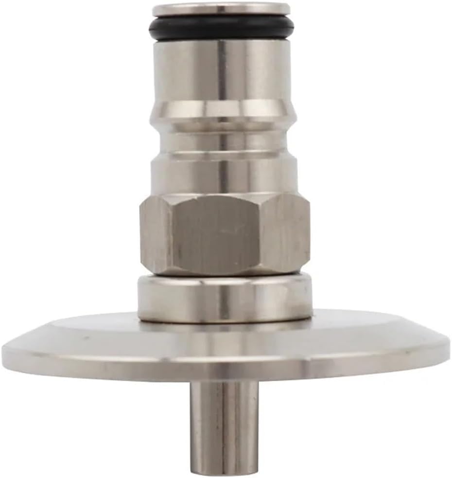 Brewing Equipment Homebrew Gas/Liquid Ball Lock Post 1.5" Tri Clamp Adapter Beer Brewing SS304 Sanitary Brewer Fitting 50.5mm OD Ferrule Fermenter Brewing Equipment(Liquid)