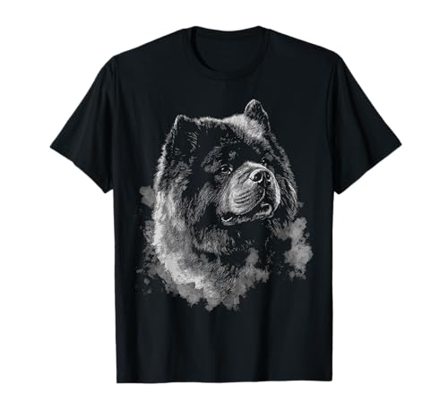 Chow Chow Dog Motif Pet Art Chow Chow T-Shirt