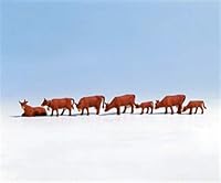 Algopix Similar Product 14 - Noch 15720 Brown Cows 7 H0 Scale