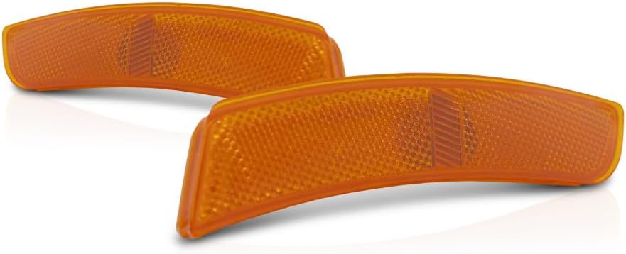 CarLights360: For 2016 2017 2018 Chevy Camaro Side Marker Light Assembly Driver and Passenger Side Pair w/Bulbs DOT Certified Replaces GM2550200 GM2551200 | 23169181, 23169182