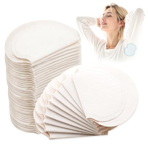 80 Achselschweiß Pads gegen Schwitzen, Selbstklebend Achselpads, Geruchslose Underarm Sweat Pads, für Damen und Herrens Sweat, Passform Absorbing Vor Schweißflecken