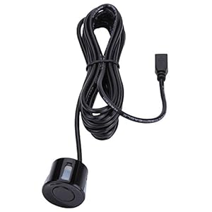 EVGATSAUTO Parkeersensor, 4 stks/set Parkeer Achteruitrijhulp Sensoren Radarsonde Backup Assist Onderdelen(Zwart)