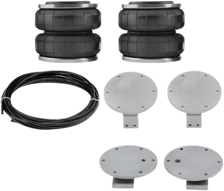 Rear Air Leaf Spring Bag Helper Kit 4000KG Air Suspension Bag Compatible With 4WD 2015-On Heavy Duty