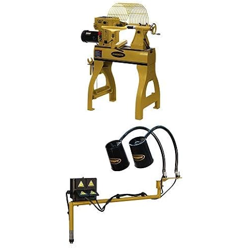 Powermatic PM2020 2 hp 1/3 PH 30V Short Bed Lathe with Powermatic 6294901K Lamp Kit For 3520B