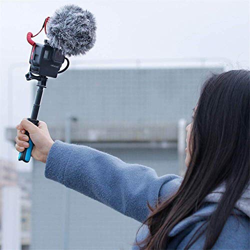 Suporte GoPro Hero 5 6 7 Black com Encaixe Adaptador Microfone Externo - Ulanzi
