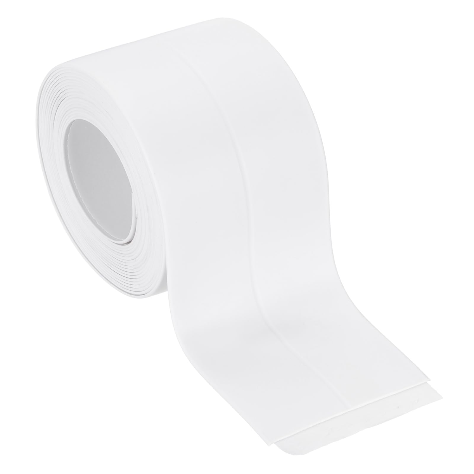 PATIKIL 2" x 10.5 ft Caulk Tape, Caulk Strips PVC Self Adhesive Caulking Tape Waterproof Edge Protectors for Bathroom Accessories Kitchen Countertop, White