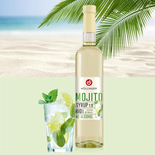 Höllinger Sirop à cocktail bio Mojito - végétalien, bouteille en ...